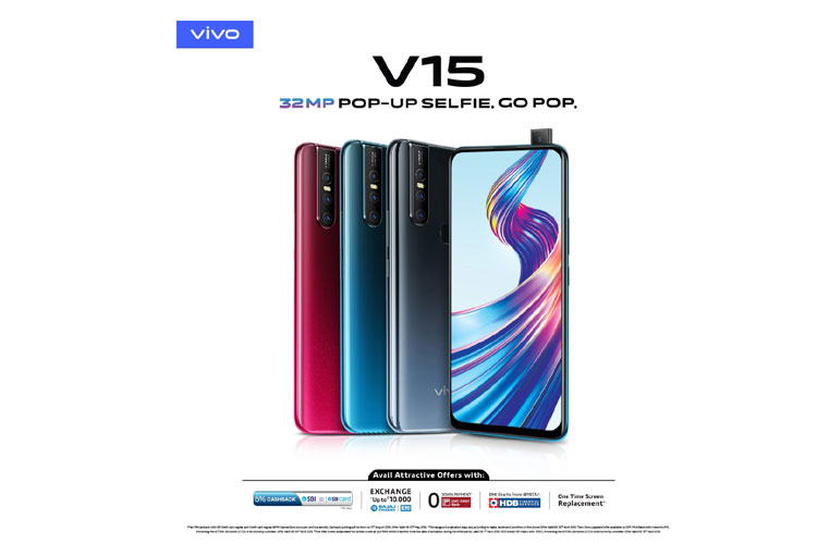 vivo v15 frozen black 6gb ram 64gb storage