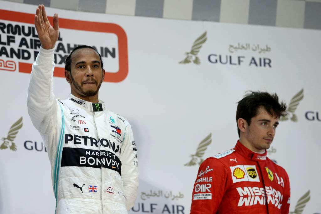 Lewis Hamilton says Leclerc's talent being 'dimmed' at Ferrari