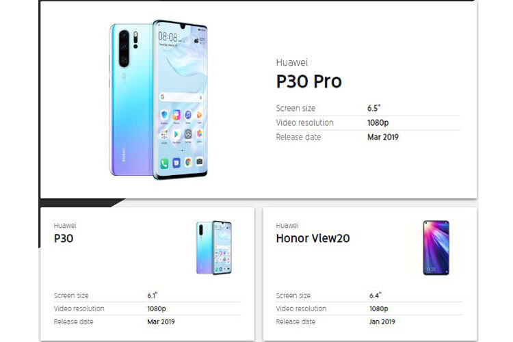 Huawei P30 - Full phone specifications