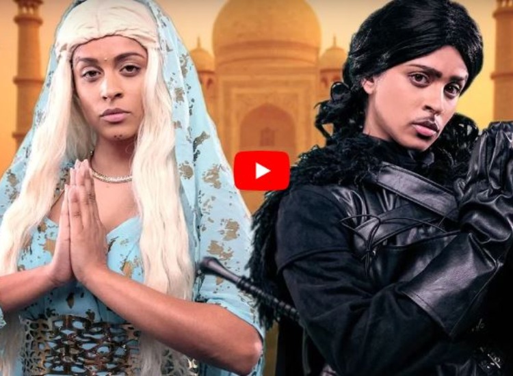 Neha Kakkar Ki Xvideo - Game Of Thrones: Superwoman Lilly Singh turns into desi Jon Snow & Daenerys  Targaryen, watch viral video | Trending News â€“ India TV