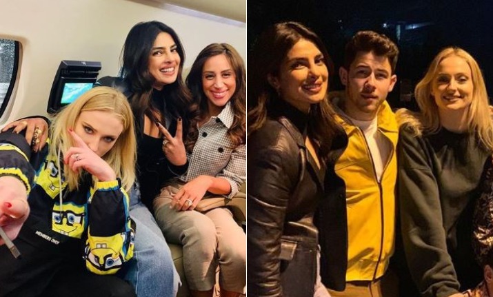 Priyanka Chopra reunites with her 'Jonas Sisters' Sophie Turner and Danielle. See latest pictures