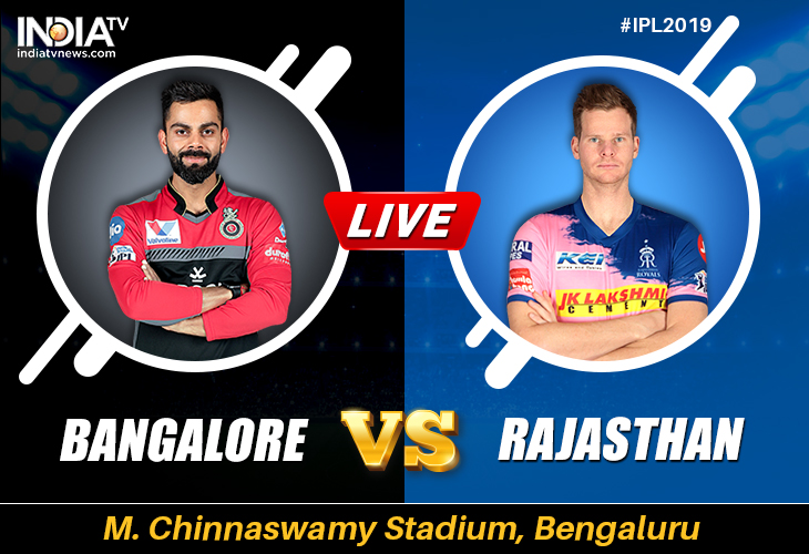 Live Stream TV, RCB vs RR, Cricket IPL 2019: Watch Live Match Royal ...