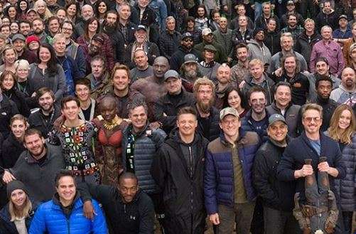 Viral: Robert Downey Jr Posts Epic Avengers Cast And Crew Pic And