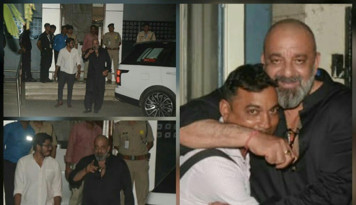 Sanjay Dutt hugging the paps and getting clicked with them show that he is the most humble actor.&nbsp;