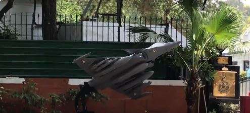 The Rafale replica has replaced a Sukhoi SU-30 model.&nbsp;