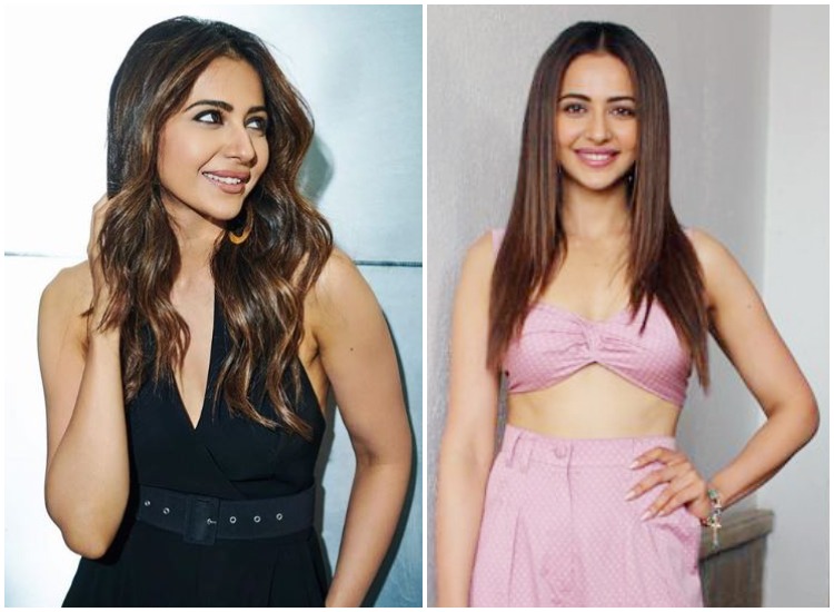 Rakul Preet Singh looks pretty in rosy-hued outfit, sensational in black attire; See De De Pyaar De actress PICS