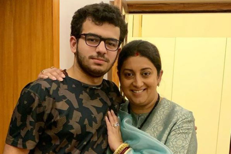 Smriti Irani turns 'gloating mom' as her son scores well in CBSE Class ...