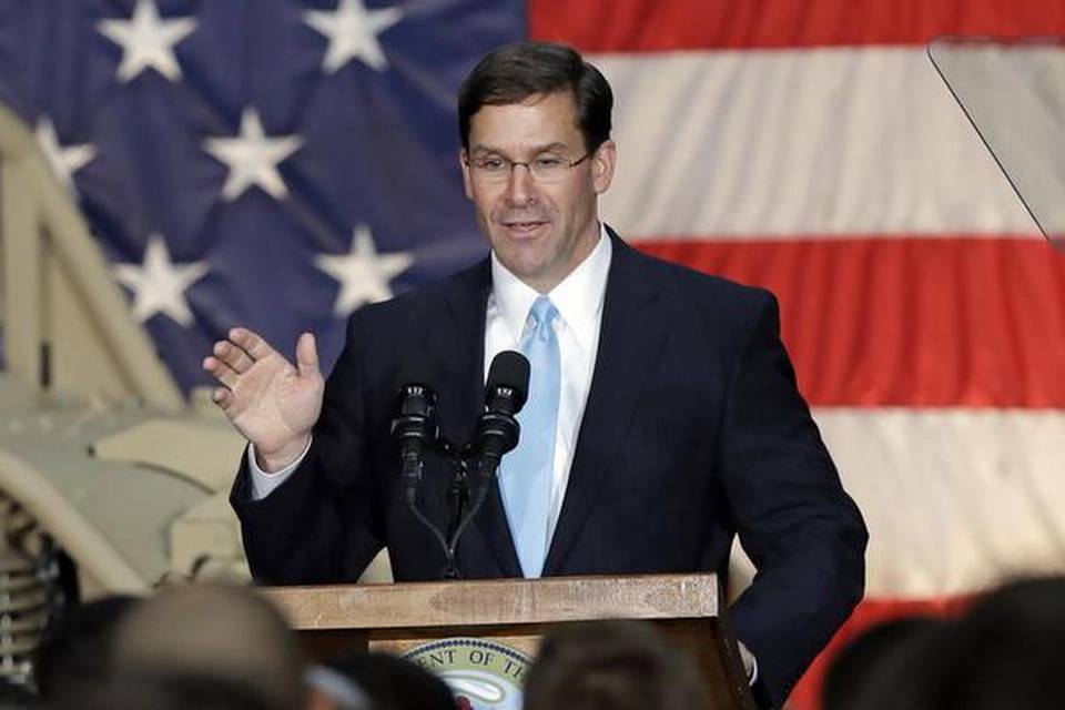 Trump nominates Mark Esper to be his new defence secretary