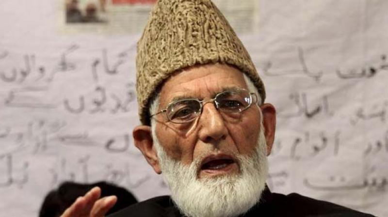 Separatist leader, Syed Ali Geelani.
&nbsp;