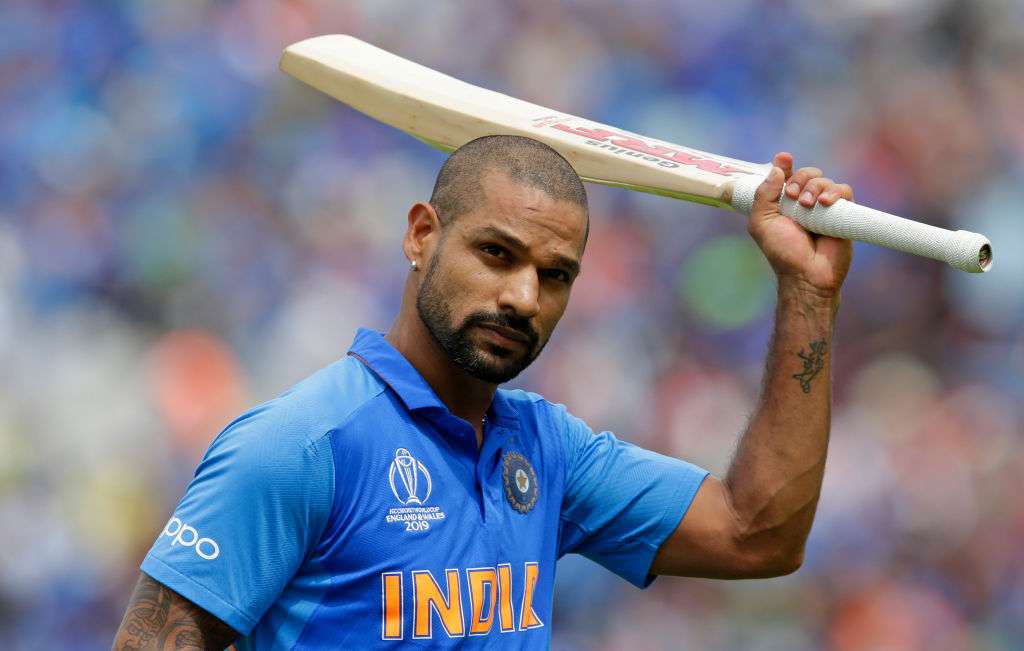 Shikhar Dhawan picks up bat for first time for 'Bottle Cap Challenge' post WC injury