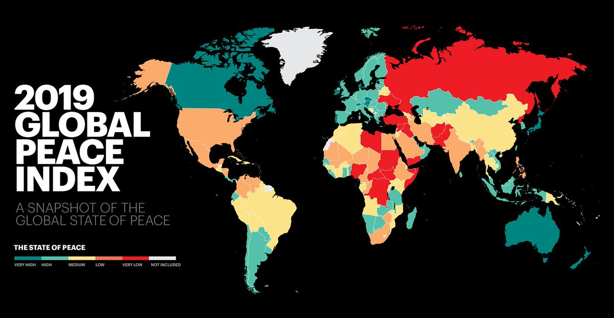 India slips 5 places to 141 on Global Peace Index 2019; Iceland again tops