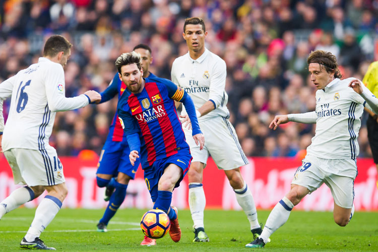 Barcelona talisman Lionel Messi misses arch-rival Cristiano Ronaldo in ...