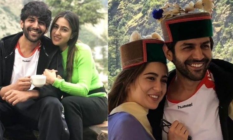 Viral pictures of Sara and Kartik Aaryan from Love Aaj Kal 2 shoot in Himachal Pradesh