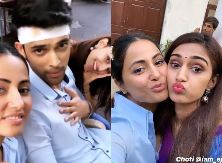 Hina Khan’s happy reunion with Kasautii Zindagii Kay 2 actors Parth Samthaan & Erica Fernandes, pictures and videos