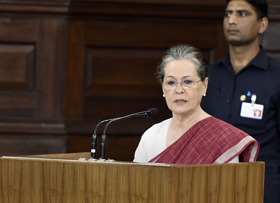 United Progressive Alliance (UPA) Chairperson Sonia Gandhi&nbsp;
