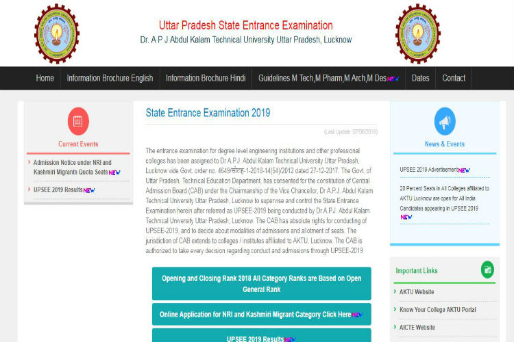 UPSEE 2019 Counselling begins today; check details at upsee.nic.in