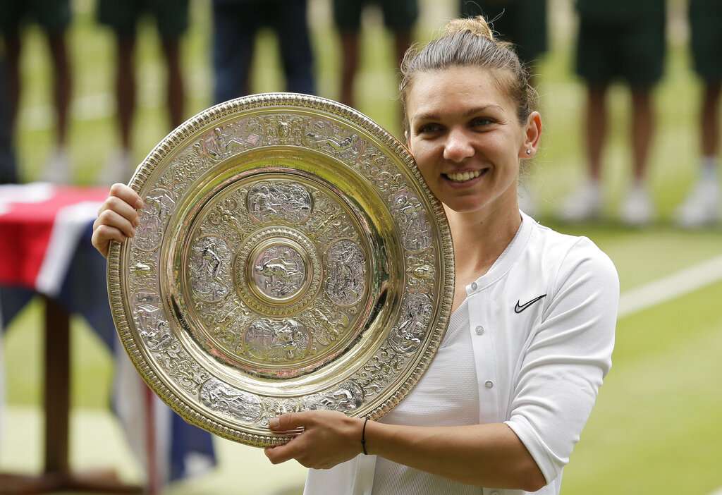 Simona Halep Dominates Serena Williams To Win Maiden Wimbledon Title ...