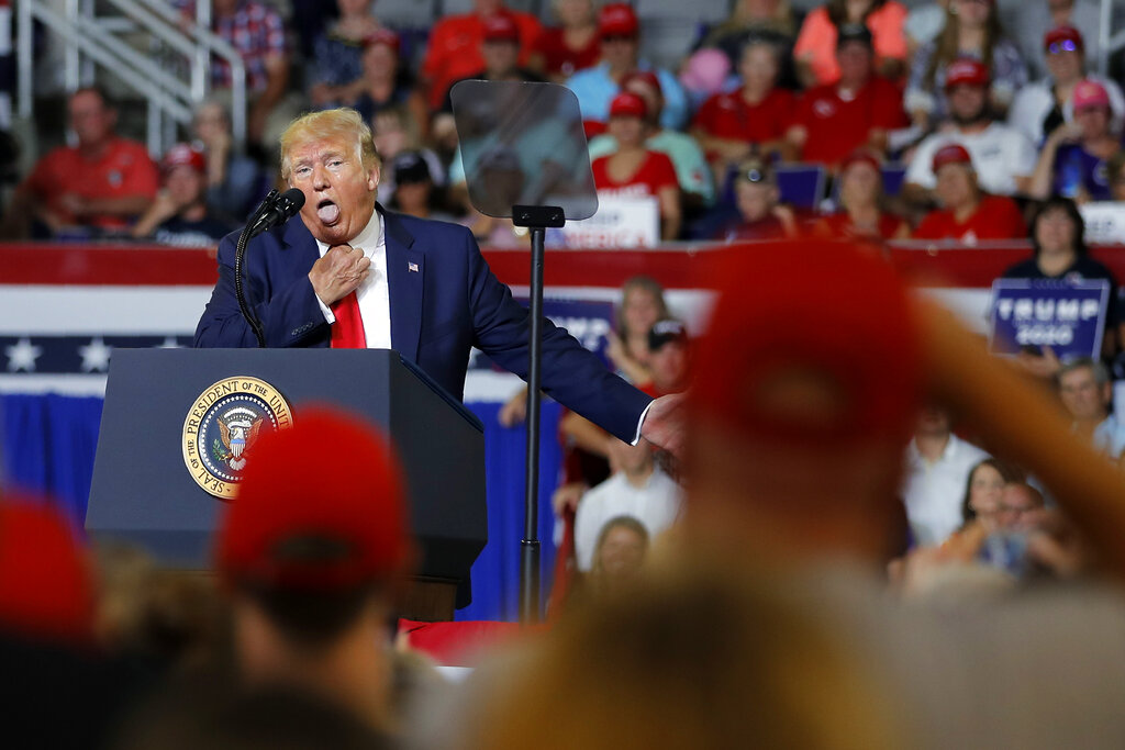 Donald Trump targets non-white US Congresswomen as crowd shouts, 'Send her back'