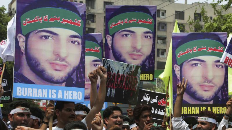 Shutdown observed in Kashmir on Burhan Wani's death anniversary