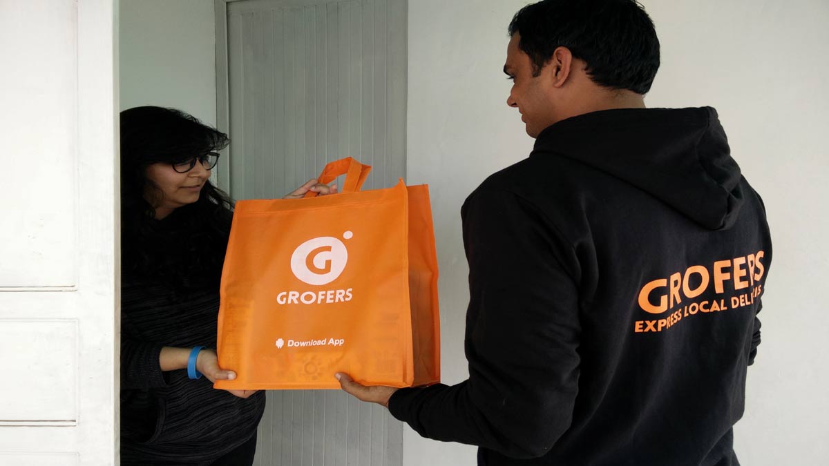 Grofers takes delivery orders for April 13.