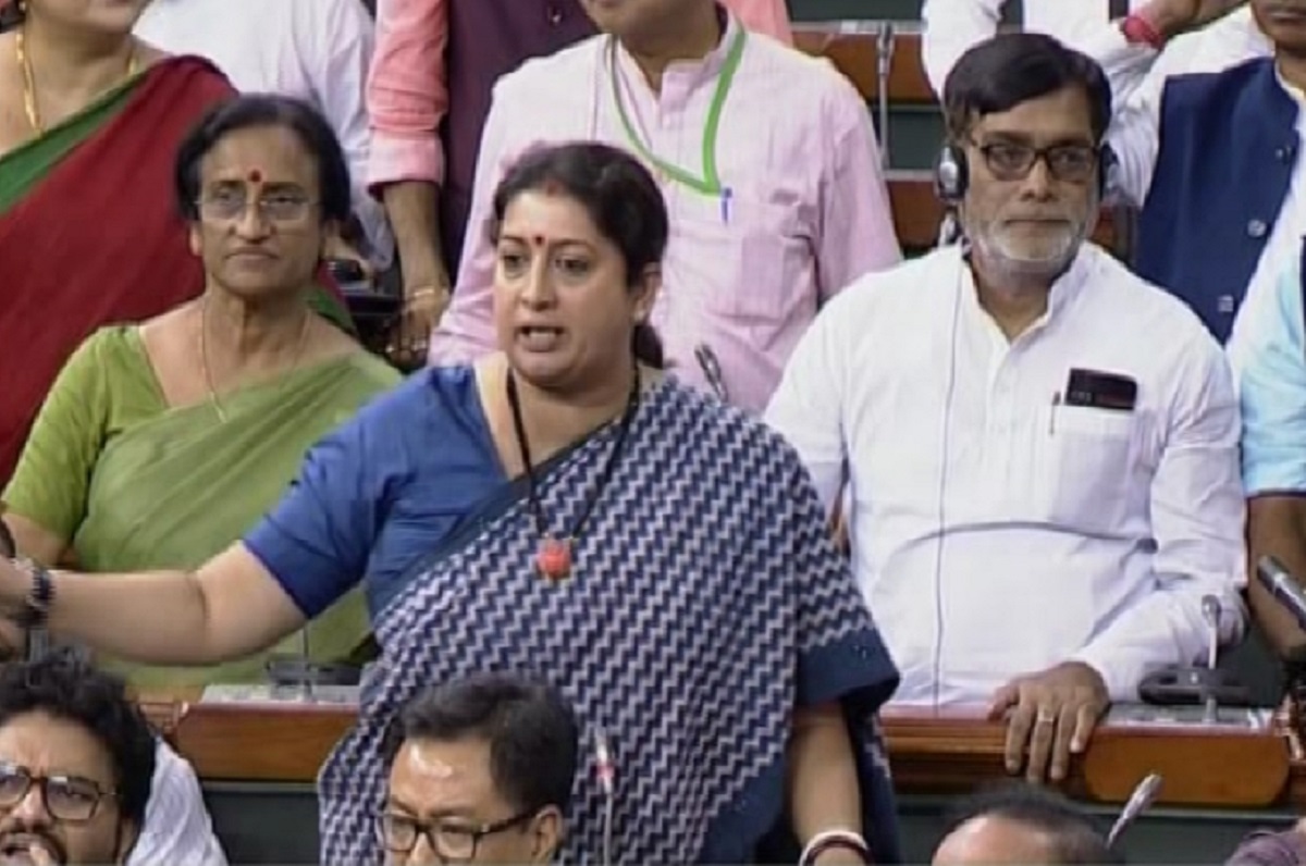 You cannot misbehave and get away: Smriti Irani on Azam Khan's sexist remark