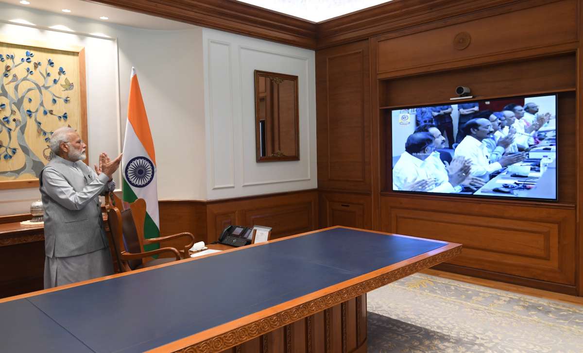 Indian at heart, Indian in spirit: PM Modi is elated at Chandrayaan-2 launch