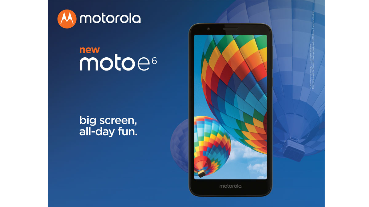 Moto E6 with splash resistant body and a 5.5-inch HD+ display announced