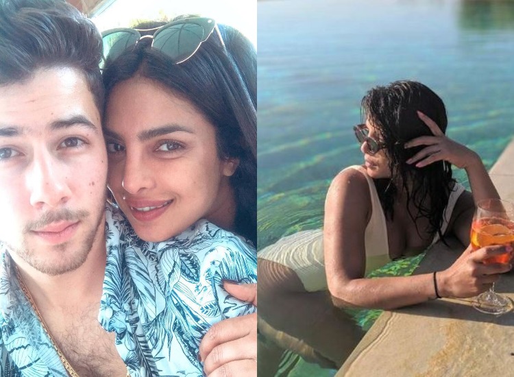 Priyanka Chopras Husband Nick Jonas Turns Photographer For Her As She Poses In Swimsuit Pics