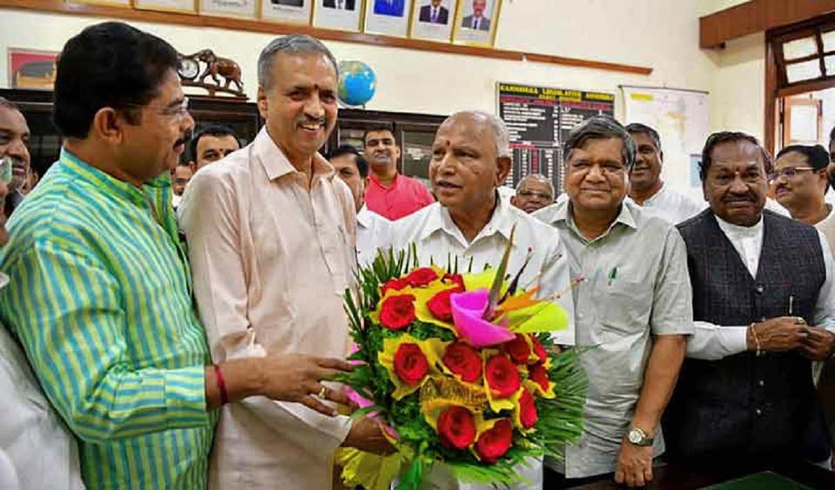 BJP MLA Vishweshwar Hegde Kageri elected Karnataka Legislative Assembly Speaker