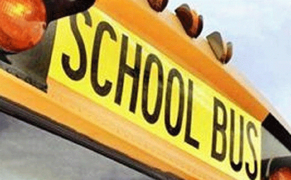 Dumper collides with school bus in Gurugram, 30 students escape unhurt