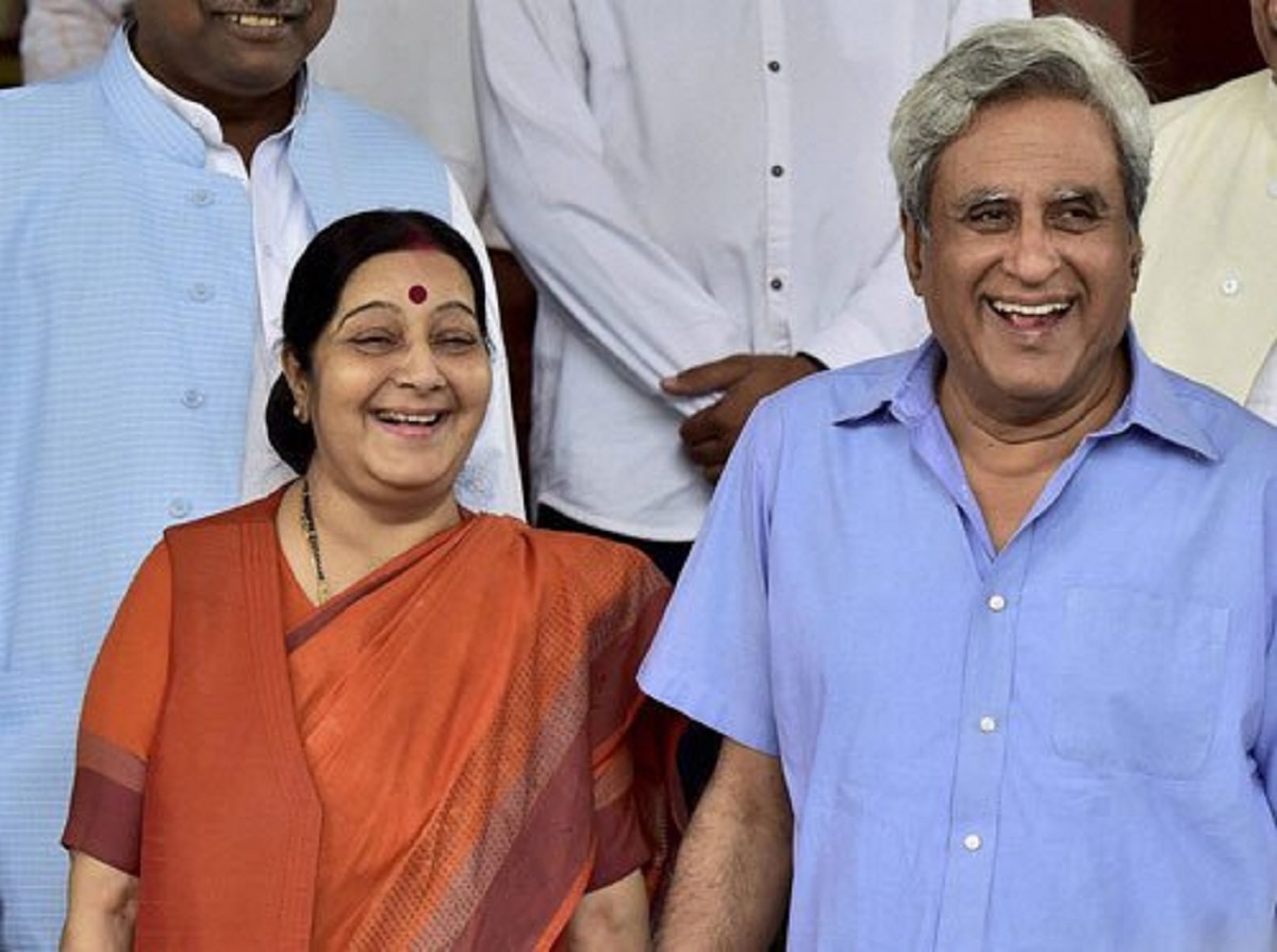 Madam, I am running behind you for last 46 years: Husband Swaraj Kaushal's heartfelt letter to Sushma Swaraj