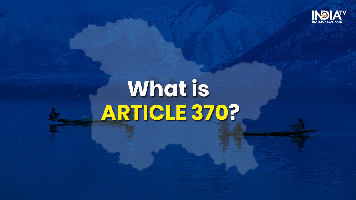 India revokes Article 370 in Jammu and Kashmir. What it means India TV