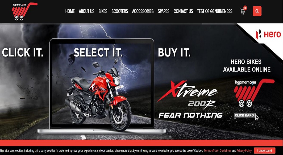 hero motorcycle website