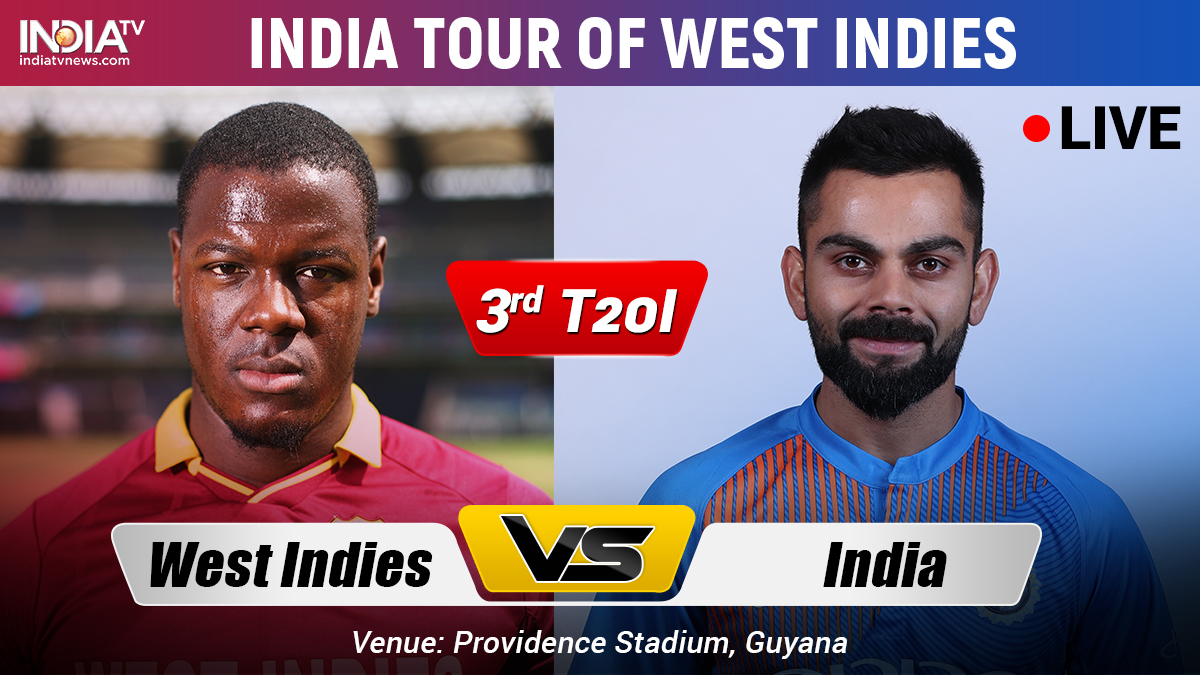 India vs West Indies, 3rd T20I Watch Live Match IND vs WI Online on SonyLIV and TV on Sony Ten 1 Cricket News