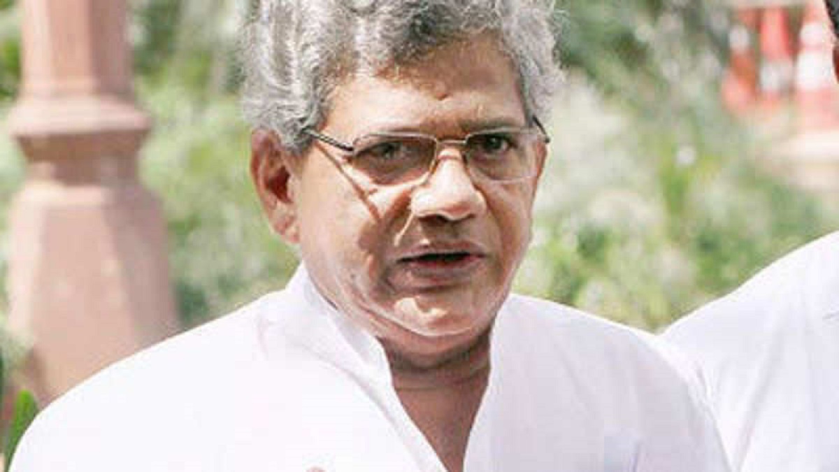 Sitaram Yechury, colleague D Raja detained at Srinagar Airport