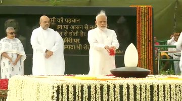 Atal Bihari Vajpayee first death anniversary: PM Modi, Shah pay tribute to BJP stalwart at Sadaiv Atal memorial