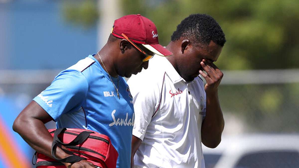 India vs West Indies: Jermaine Blackwood replaces Darren Bravo as concussion substitute