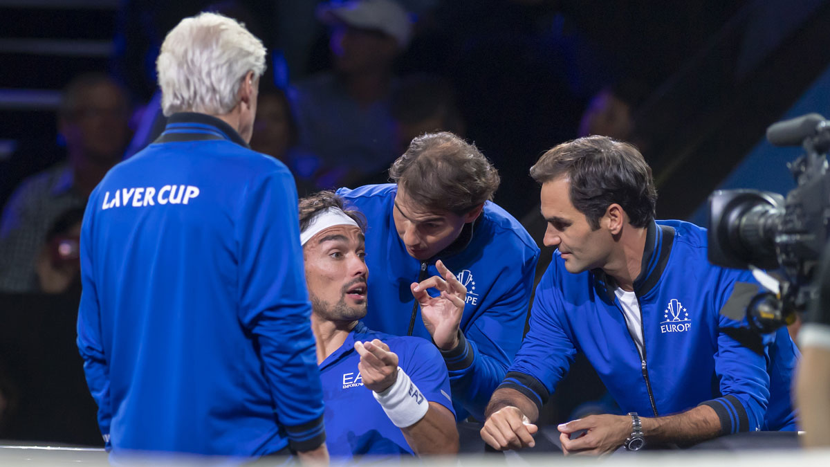 Laver Cup Internet cant keep calm as Roger Federer, Rafael Nadal coach Fabio Fognini