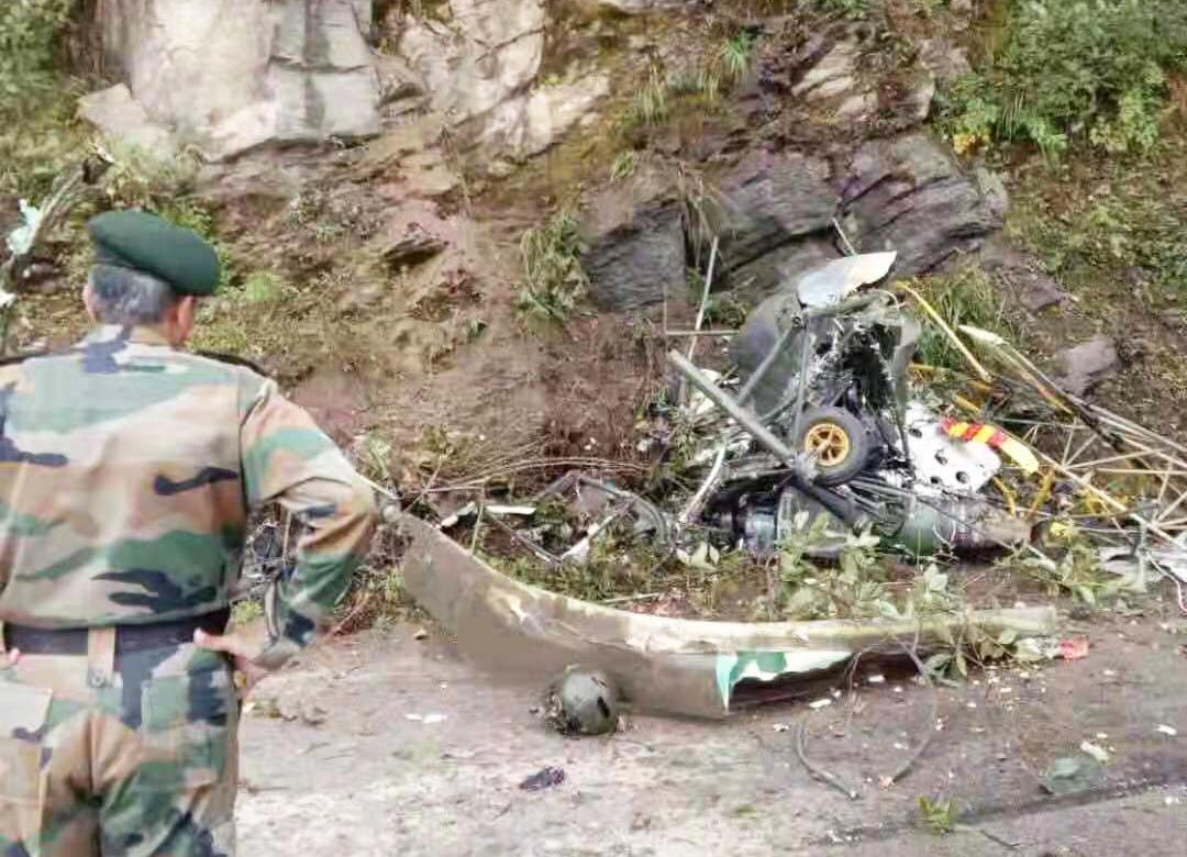 breaking indian army helicopter crash Bhutan pilots dead latest ...