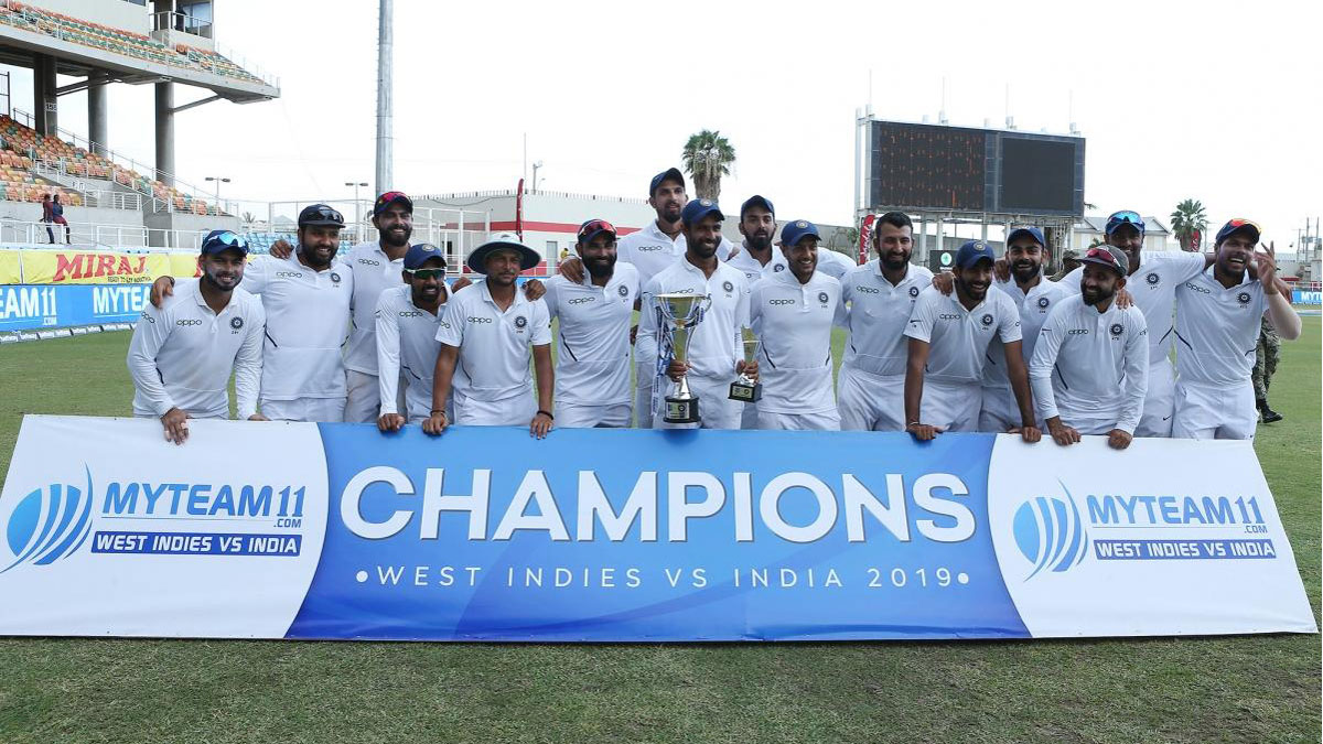 2nd Test: Clinical India thrash West Indies by 257 runs to complete 2-0 whitewash