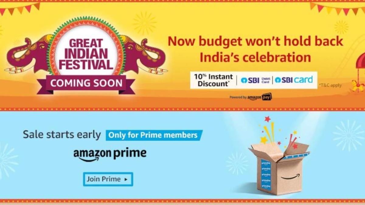 Amazon teases its Great Indian Festival Sale Offers and Discounts. Know more