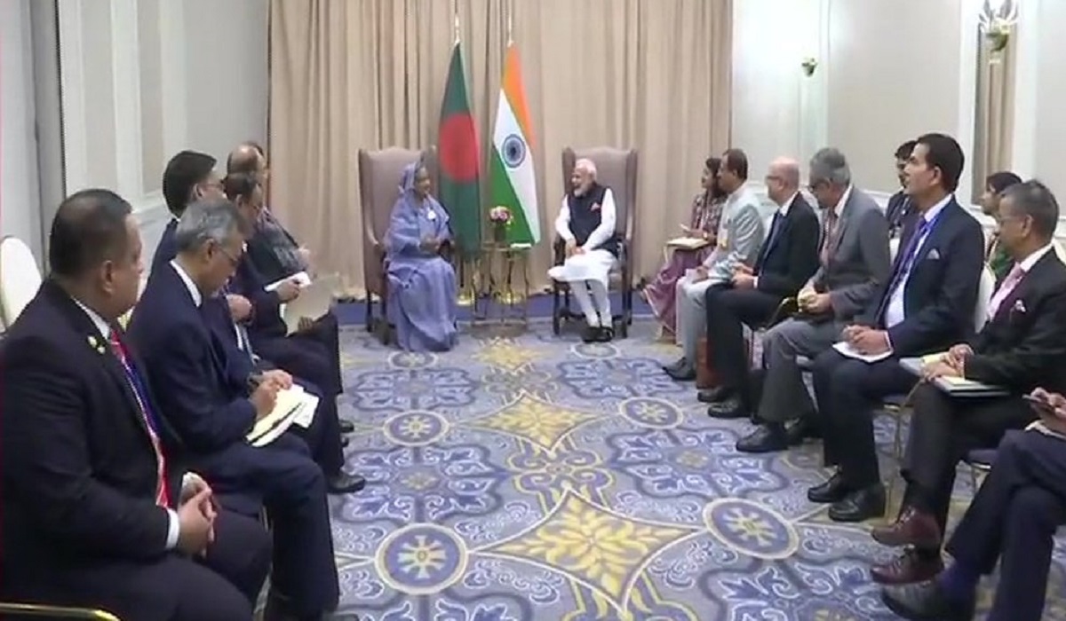 PM Modi holds bilateral talks with Sheikh Hasina, counterparts from Bhutan, Greece, Mauritius