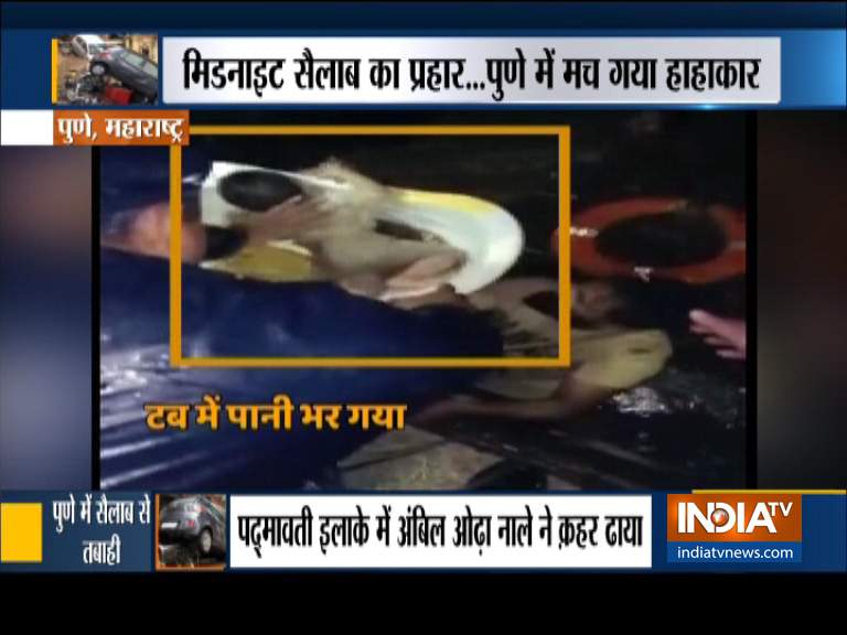 10-month-old, Kin Rescued From Flood Waters In Pune – India Tv