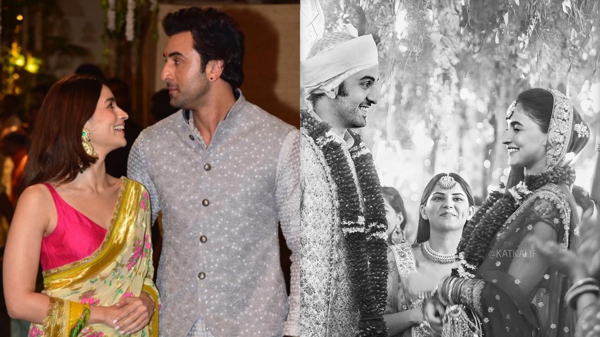 In pics: Ranveer Singh and Alia Bhatt's reel wedding looks from