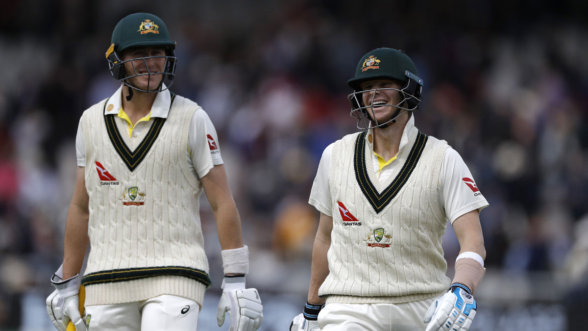 Ashes | Labuschagne, Smith fifties guide Australia to 170/3 on rain-hit ...