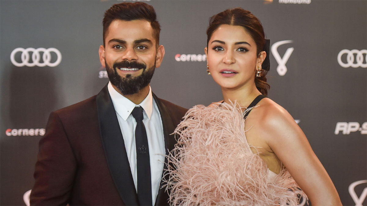 Virat Kohli Attends Indian Sports Honours Ceremony With Wife Anushka Sharma Cricket News India Tv virat kohli attends indian sports