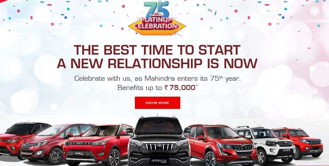 This Diwali season Mahindra offers benefits upto ₹ 1 lakh on XUV 500, Scorpio, Thar | Details inside