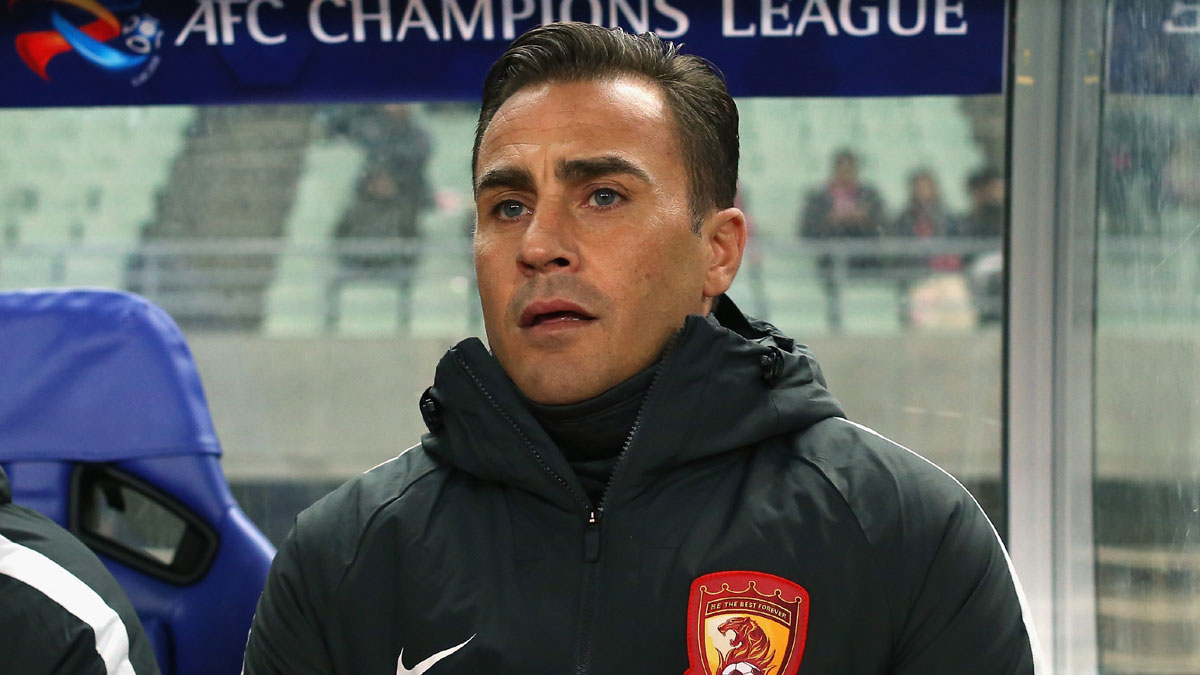 Fabio Cannavaro's China future in doubt after notice