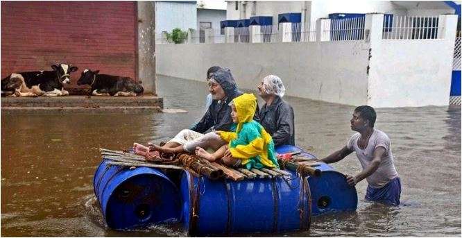 2,155 lives lost in monsoon rains, floods across India