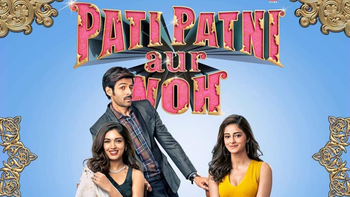 Kartik Aaryan leans on his 'Patni and 'Woh' in new posters of 'Pati Patni Aur Woh'